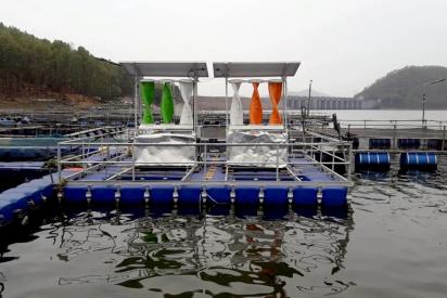 Windstream Floatmill Wind and Solar Hybrid Energy System by Windstream 1 1