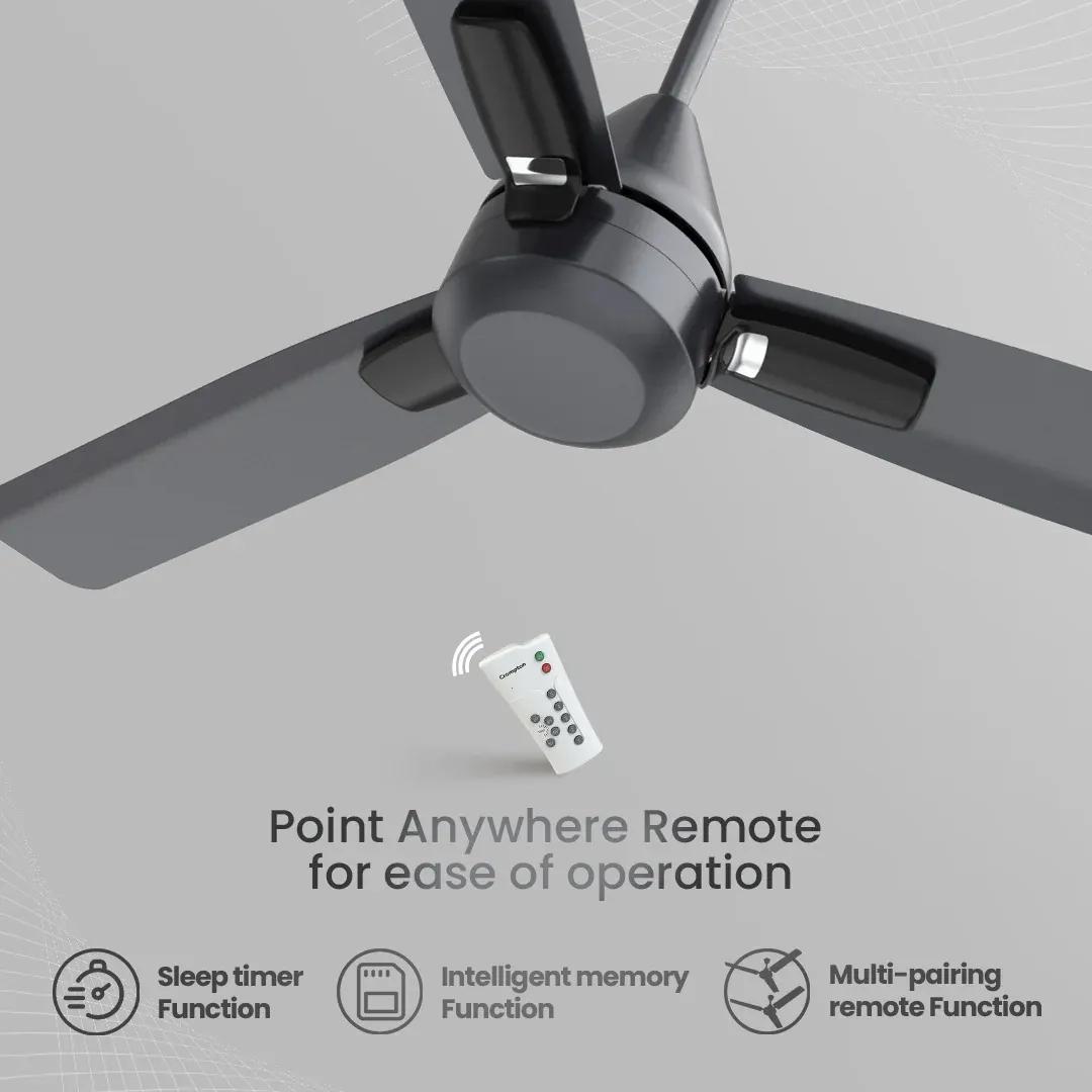 Crompton Energion Cromair Plus BLDC Ceiling Fan - Titanium Effect 3