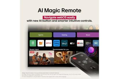 LG 139 cm (55) 4K UHD AI UA8250 Smart TV with α7 AI Processor Gen8, Filmmaker Mode with Dolby Atmos, 2025 by LG : Colours available: Black 14 7