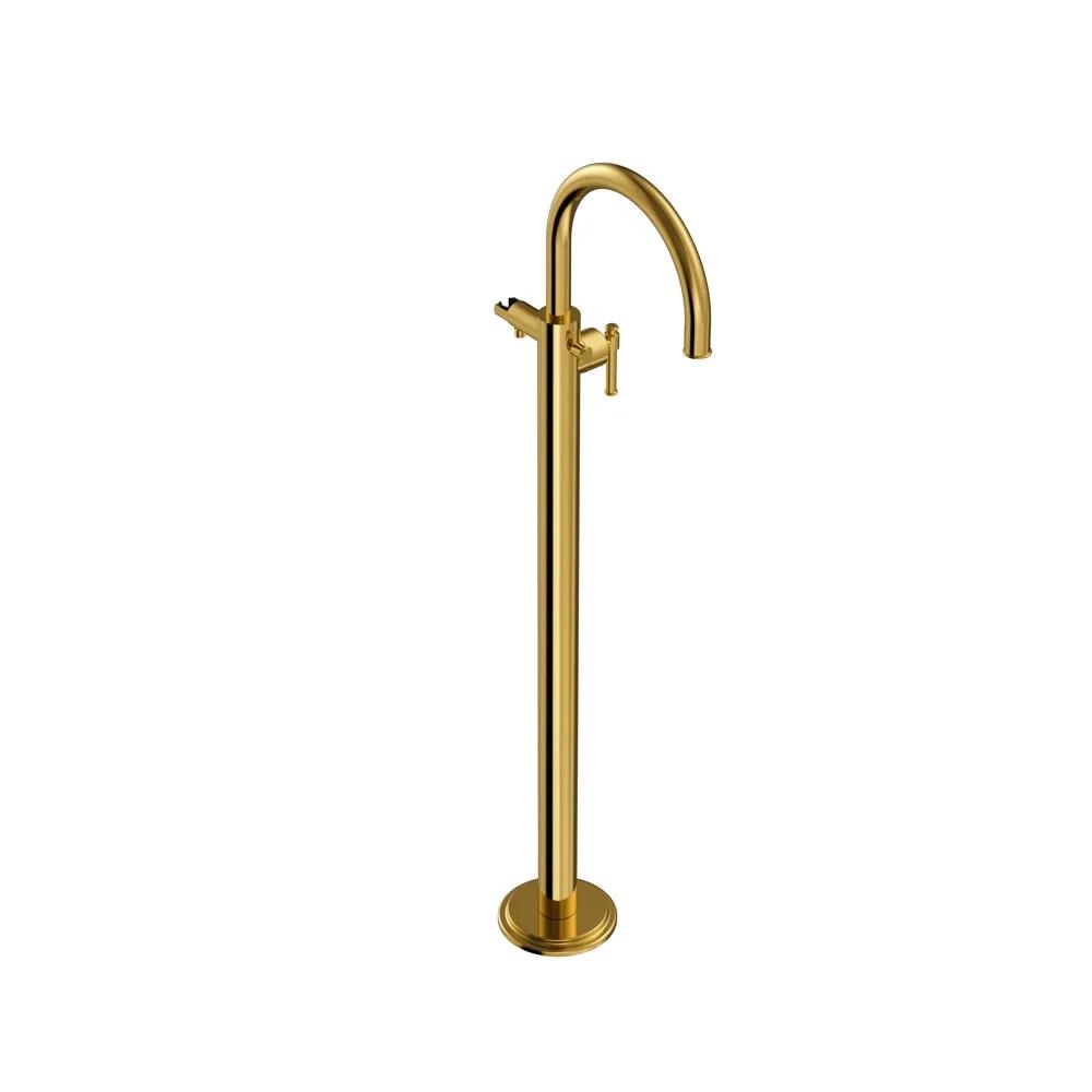 Artize Exposed Parts of Floor Mounted Single Lever Bath Mixer - Gold Bright PVD - VIC-GBP-503121K