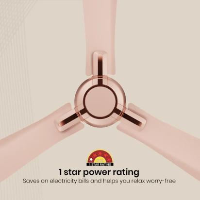 Crompton Highspeed Santos Ceiling Fan - Rose Gold by Crompton : Colours available: MistyRose 16 8