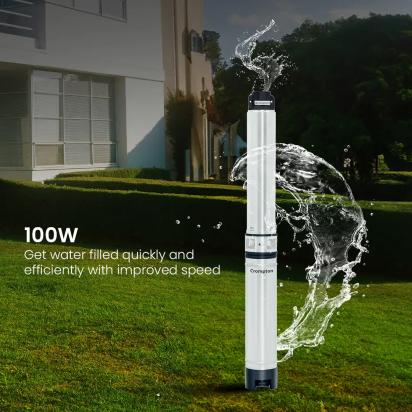 Crompton 100W15RA3TP-50 - Agricultural Pump by Crompton : Colours available: Black, Silver 6 1