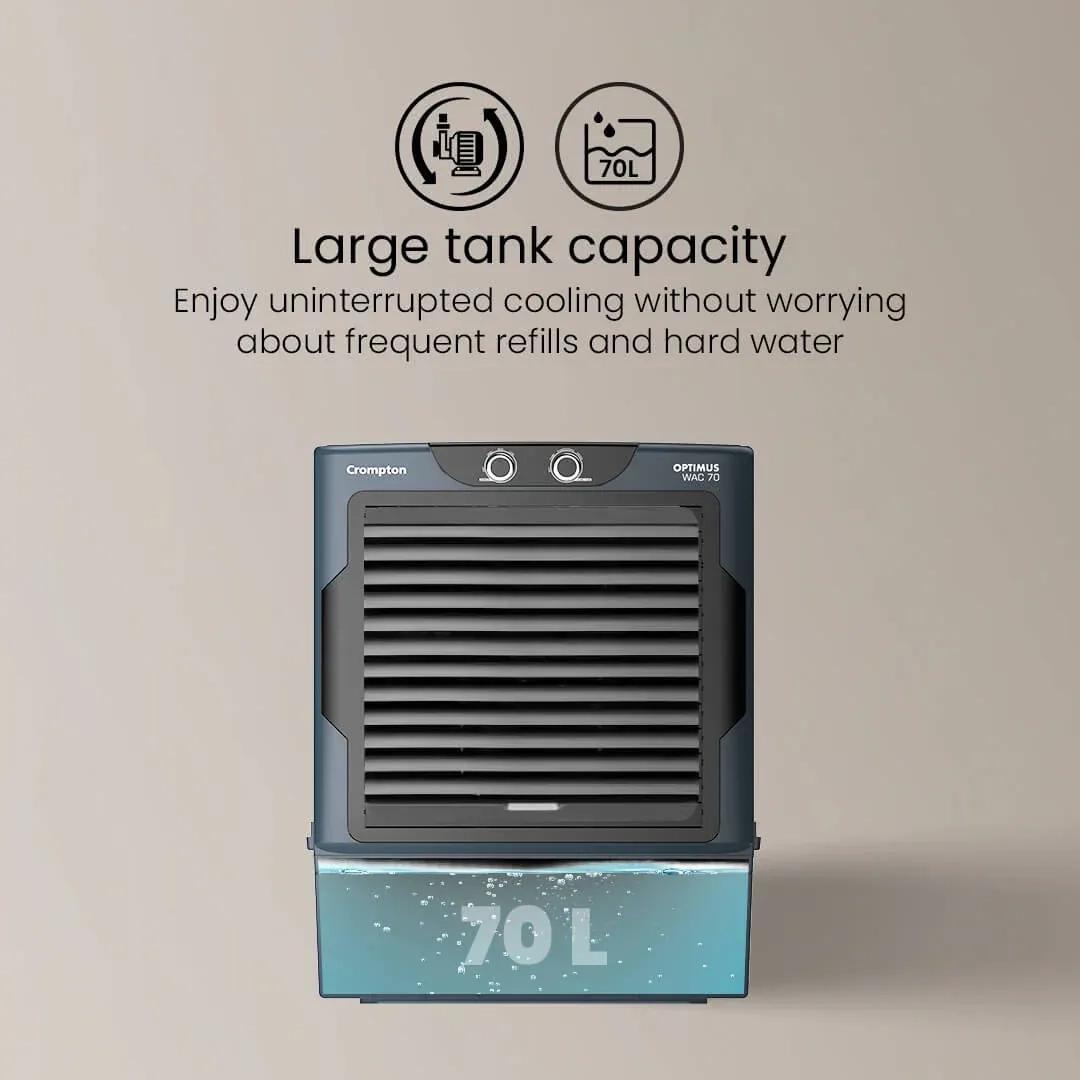 Crompton Optimus Wac 70 Air Cooler - Grey 3