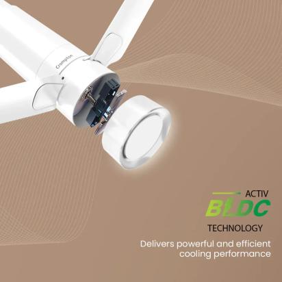Crompton Energion Roverr Smart BLDC Ceiling Fan - Pristine White by Crompton : Colours available: White 3 3