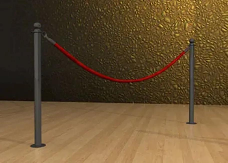 Q-Manager Rope Post - Floor Mount 2