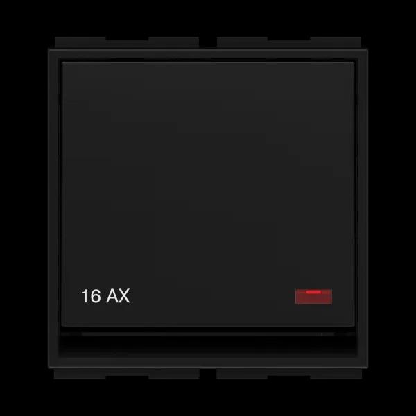 GM Modular AER9 1 Way Switch with Indicator (LED) AA 2 445 - Electric Grey