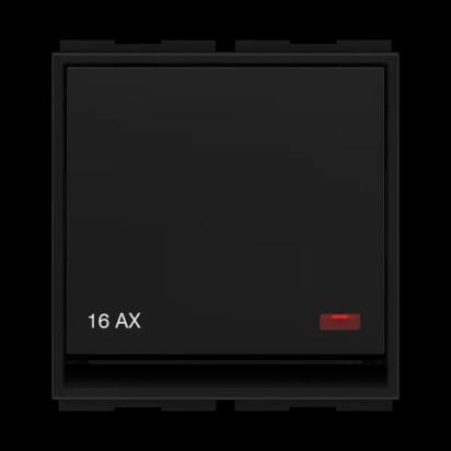 GM Modular AER9 1 Way Switch with Indicator (LED) AA 2 445 - Electric Grey by GM Modular : Colours available: DarkSlateGray
