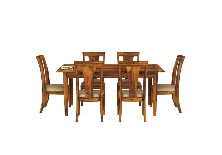 Urbanwood Mystic Dining Table Sets ( Honey Finish ) 1