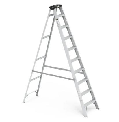 Youngman Y-Access Aluminum Single Side Self Supporting Ladder AL4 Tread-300 by Y Equipment Services : Colours available: Chrome 10 6