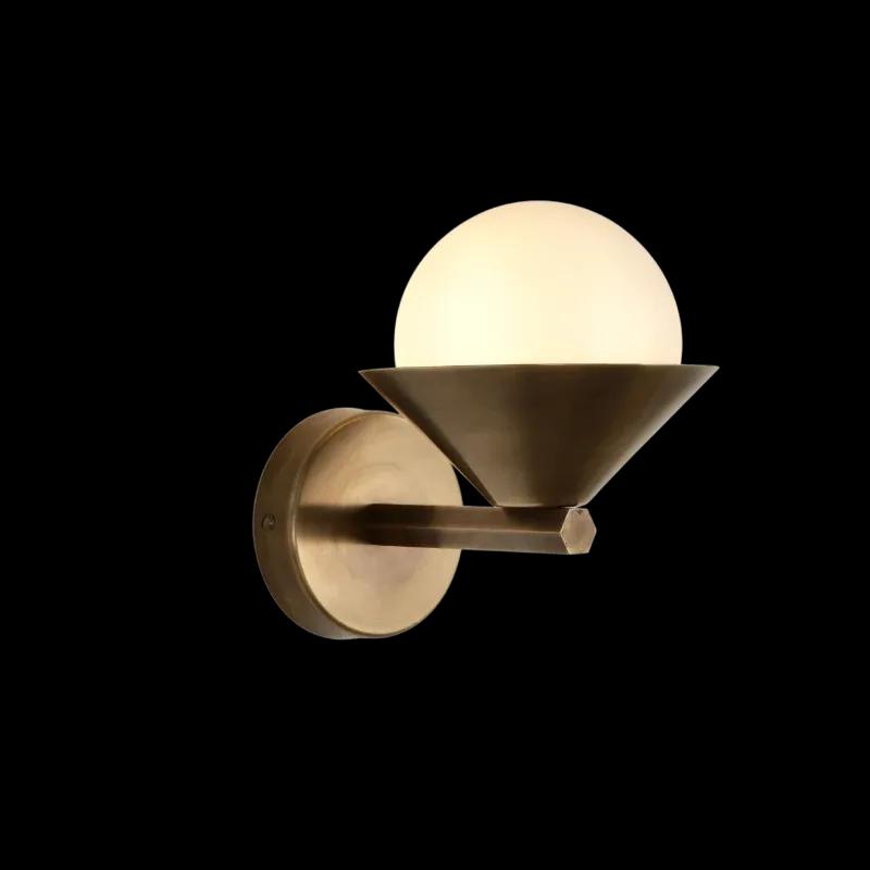 The Living Influence Cone Wall Sconce One 2