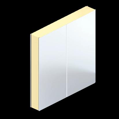 Kingspan jindal CRP PUR/PIR cleanroom panel by Kingspan jindal : Colours available: Chrome