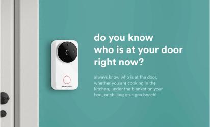 Zunpulse Smart Doorbell (White) by Zunpulse : Colours available: White 7 7