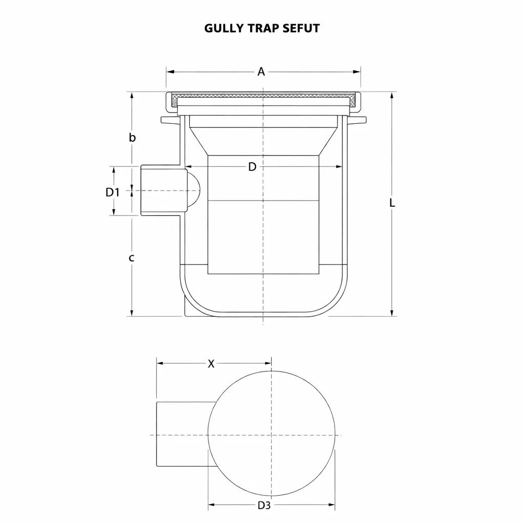 Finolex SWR Pipe - Gully Trap Fitting 1