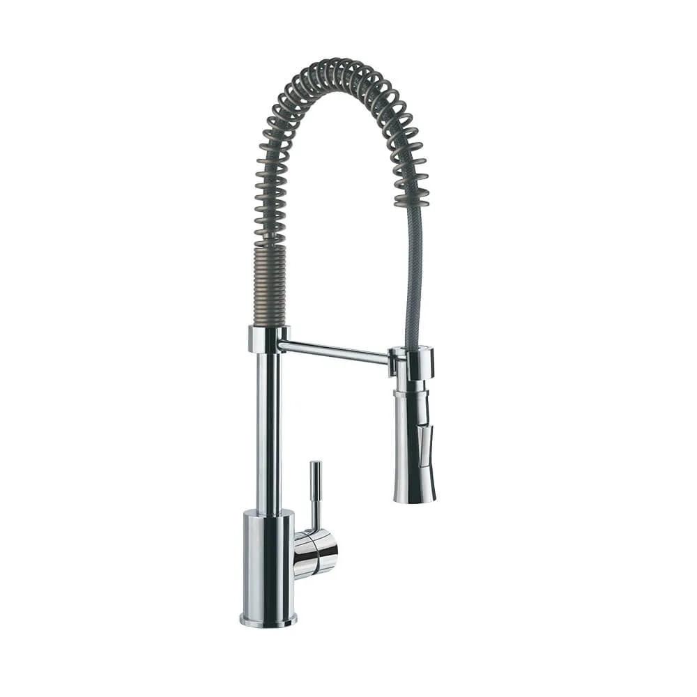 Artize Flo2 Single Lever Spring Pulldown Sink Mixer - Chrome