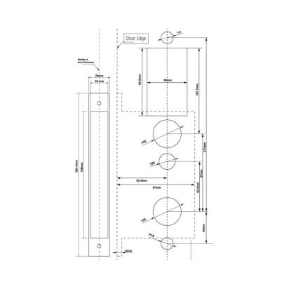 Ozone Software Based Hotel Door Lock - OZEL-RF-V9-666L-N STD by Ozone for Hotel, Resort : Colours available: BlackMatt 3 2