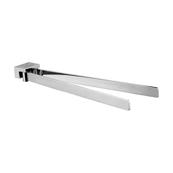 Perk Solid Double Sweivel Towel Bar 375MM 4