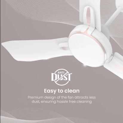 Crompton Premion Festo| Ceiling Fan - 55 Watts - Silver Magic White by Crompton : Colours available: GhostWhite 11 2