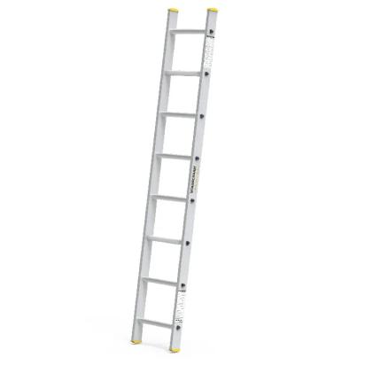 Youngman Y-Access Aluminum Wall Support Straight Ladder 8141 by Y Equipment Services : Colours available: Chrome