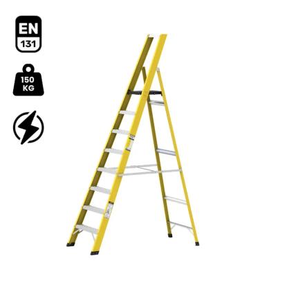 Youngman Y-Access FRP Fiberglass Swing Type - Platform Ladder 8352 by Y Equipment Services : Colours available: Yellow 4 4