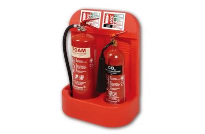 Rotationally Moulded Fire Extinguisher Stand by Eco Fire
