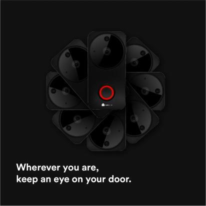 Zunpulse Smart Doorbell (Black) by Zunpulse : Colours available: Black 2 2
