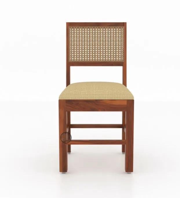 Barzisn Sheesham Wood Dining Table 4 Seater Set With Chairs 2