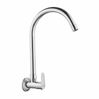 Lipka Virgo Sink Tap Brass Faucet with Round Swivel Spout (20 Inches)