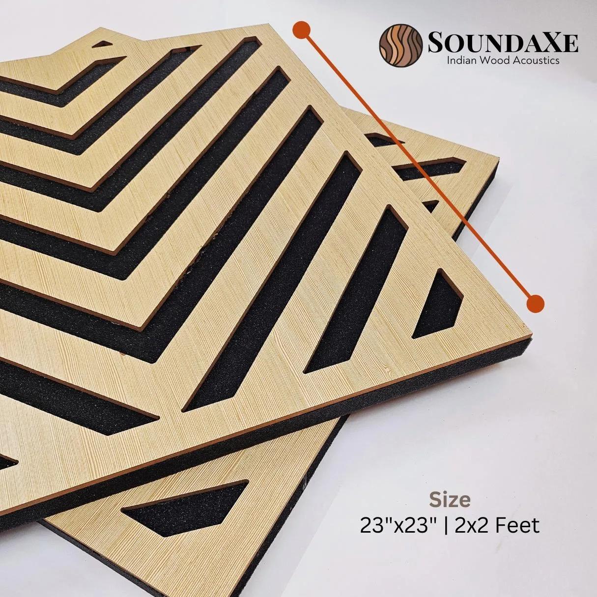 SoundaXe Vertigo Acoustic Panels Douglas Pine 2