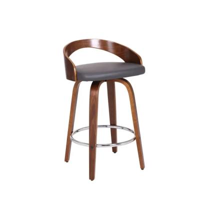 Wooden High Bar Stool by Aadinath Furniture : Colours available: WoodyBrown 3 2