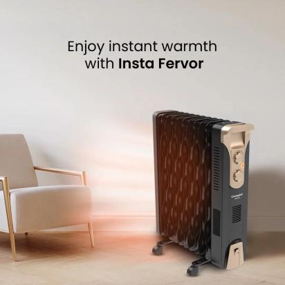 Crompton Insta Fervor 9 Fins 2400 W Oil Filled Room Heater by Crompton 4 1