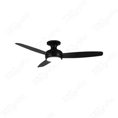 Magnific Maestro – 47″ Modern Hugger Fan with LED Light for Low Ceilings - Black by Magnific : Colours available: Black 1 1