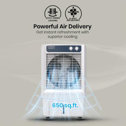 Crompton Aura Dac Air Cooler - 70-L by Crompton : Colours available: White 9 2