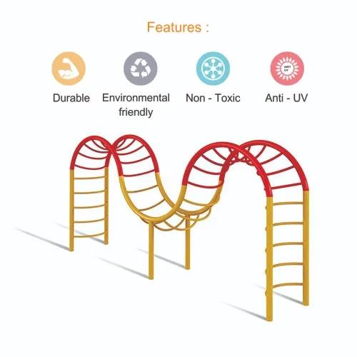 Ok play Playground Equipment Zig-Zag Climber 1