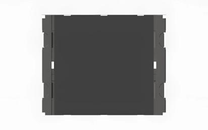 Norisys Charcoal Black Vertical Palm Switch 6A One-way Single Pole - 2 Module by Norisys : Colours available: Black