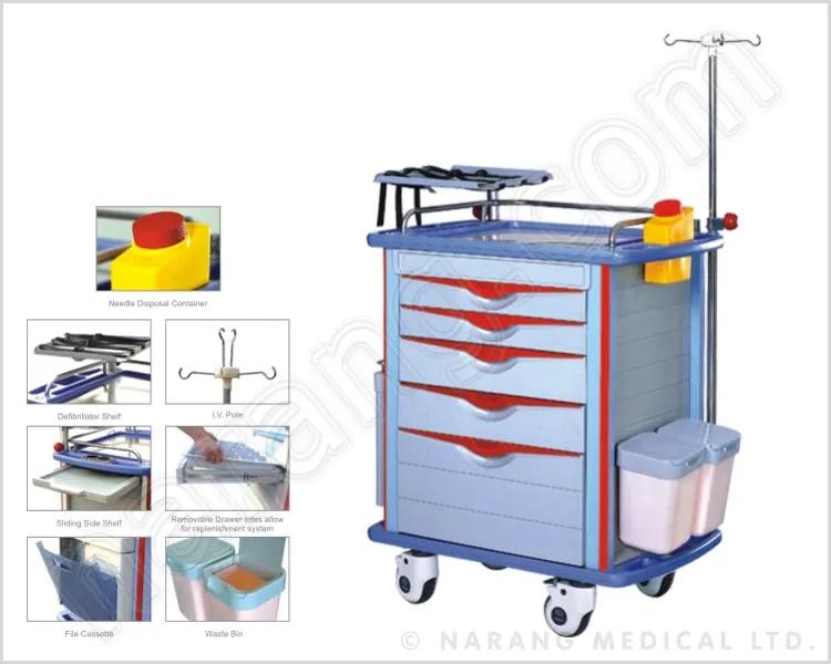 Narang Medical HF2204 : Emergency Trolley