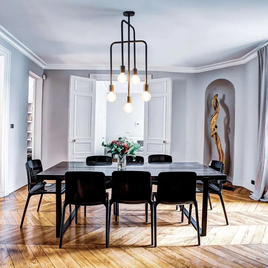 The Living Influence Blackbird 5 Light Chandelier 3