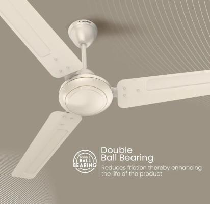 Crompton Surebreeze Starspeed| Ceiling Fan - Ivory by Crompton : Colours available: Ivory 8 4