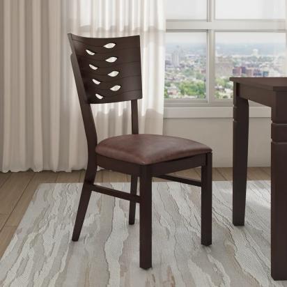 Nilkamal Fern Dining Chair - Erin Brown by Nilkamal : Colours available: WoodyBrown