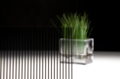 3M™ FASARA™ Glass Finishes Stripe SH2BKST, Shutie Black, 1270 mm x 30 m, 1 Roll/Case by 3M for Interior : Colours available: Black
