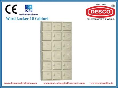 Desco Ward locker 18 cabinet by Desco : Colours available: Beige