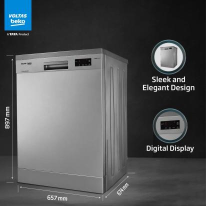 Voltas 14PS Full Size Dishwasher by Voltas 5 5