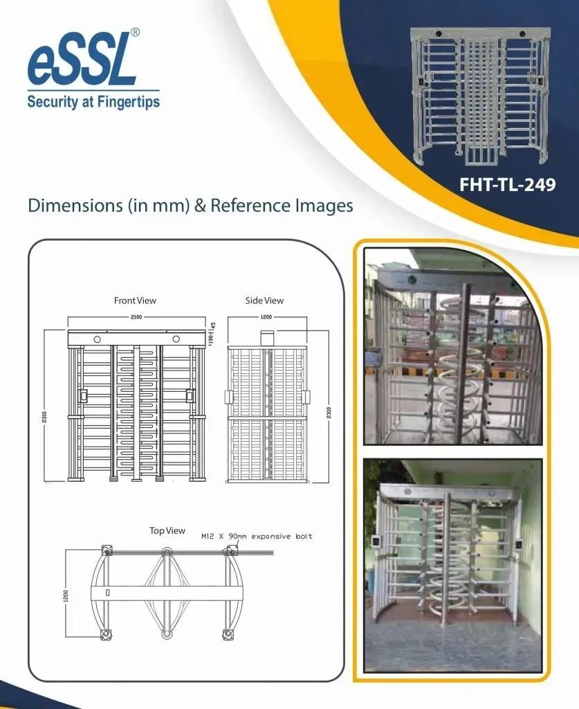 Ampletrails Full Height Turnstile Access Control System 3