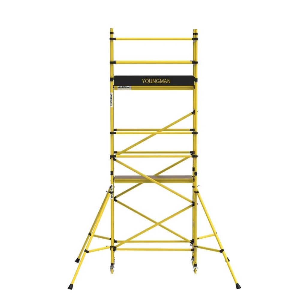 Youngman Fibreglass FRP Electrical Shockproof Scaffold Tower- XO FRP 4