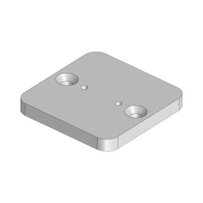 Ozone Spigot - OZRSP-BP-85X85X2H SSS by Ozone for Interior & Exterior : Colours available: Silver