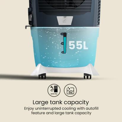 Crompton Ozone Classic W 55 Air Cooler by Crompton : Colours available: Grey, White 3 2