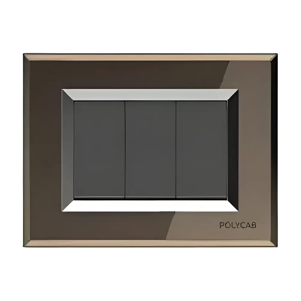 Polycab Valencia - 6M Glass Plates Beveled Levana (Bronze Mirror)