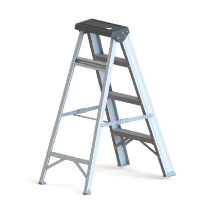 Youngman Y-Access Aluminum Single Side Self Supporting Ladder AL4 Tread-300 by Y Equipment Services : Colours available: Chrome 9 1