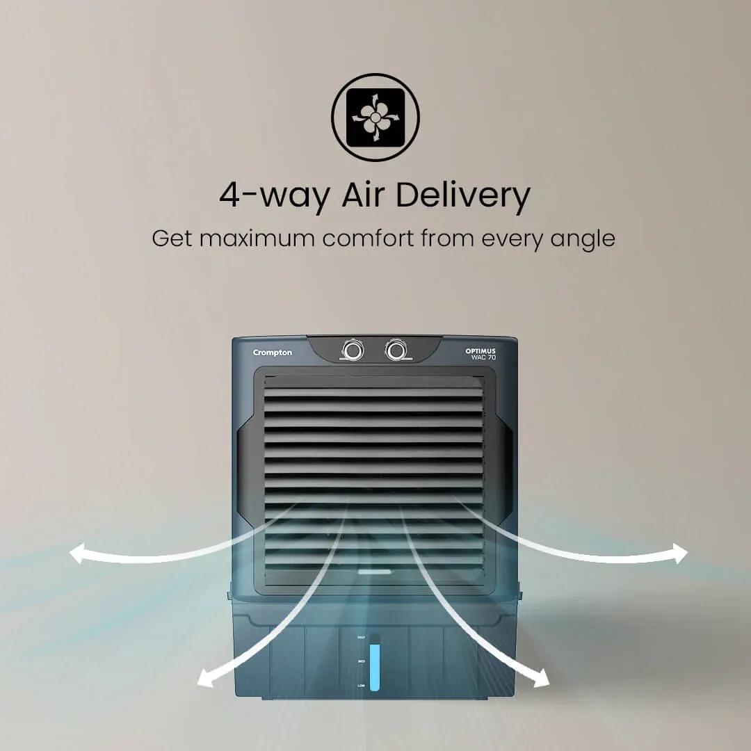 Crompton Optimus Wac 70 Air Cooler - Grey 2