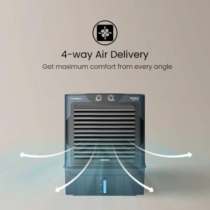 Crompton Optimus Wac 70 Air Cooler - Grey by Crompton : Colours available: Grey 5 2