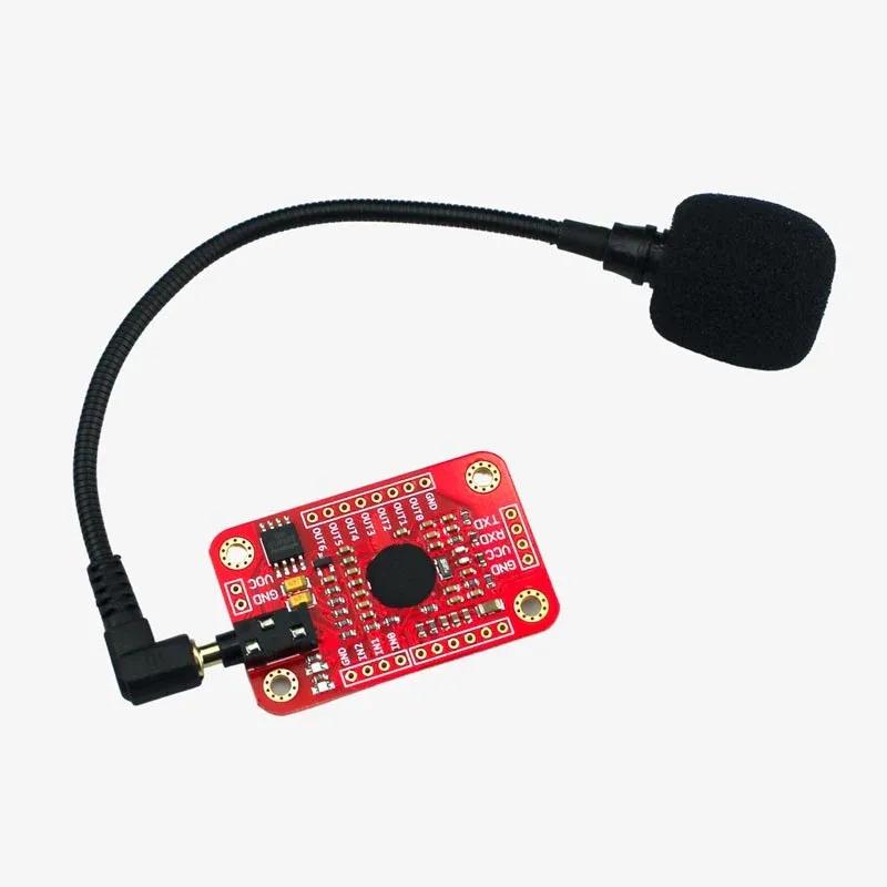 Quartz Components Voice/Speech Recognition Module V3 with Microphone compatible with Arduino
